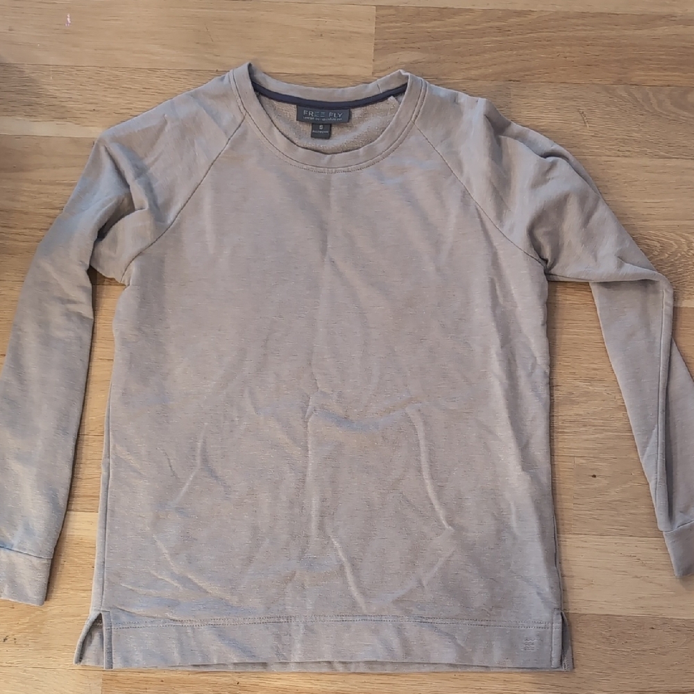 Free Fly Tan Long Sleeve Shirt
